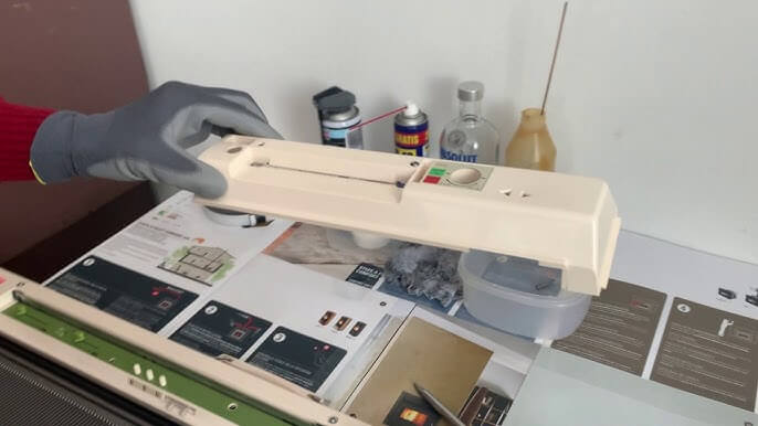 dismantling brother knitting machine
