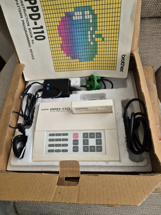 knitting pattern programmer device ppd110 for knitting machine brother