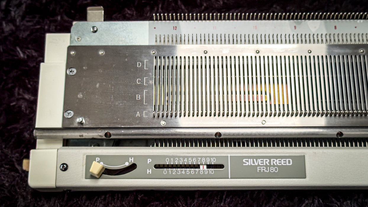 Silver Reed FRJ-80 Fine Gauge Jacquard Ribber (SRJ-70 Equivalent) - 3.6mm Pitch