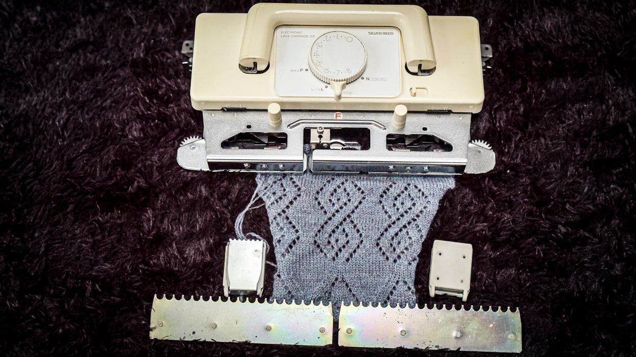 Silver Reed LC830 Electronic Lace Carriage for SK830 Fine Gauge Machine (Ultra Rare)