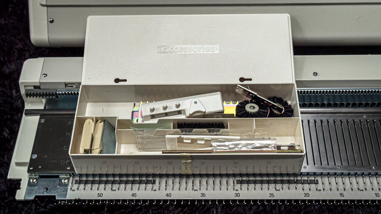 Silver Reed SK155 Chunky Punchcard Knitting Machine 9mm (Reconditioned)