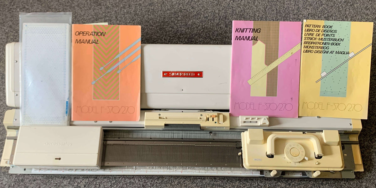 knitting machine sk270 silver reed reconditioned fine gauge