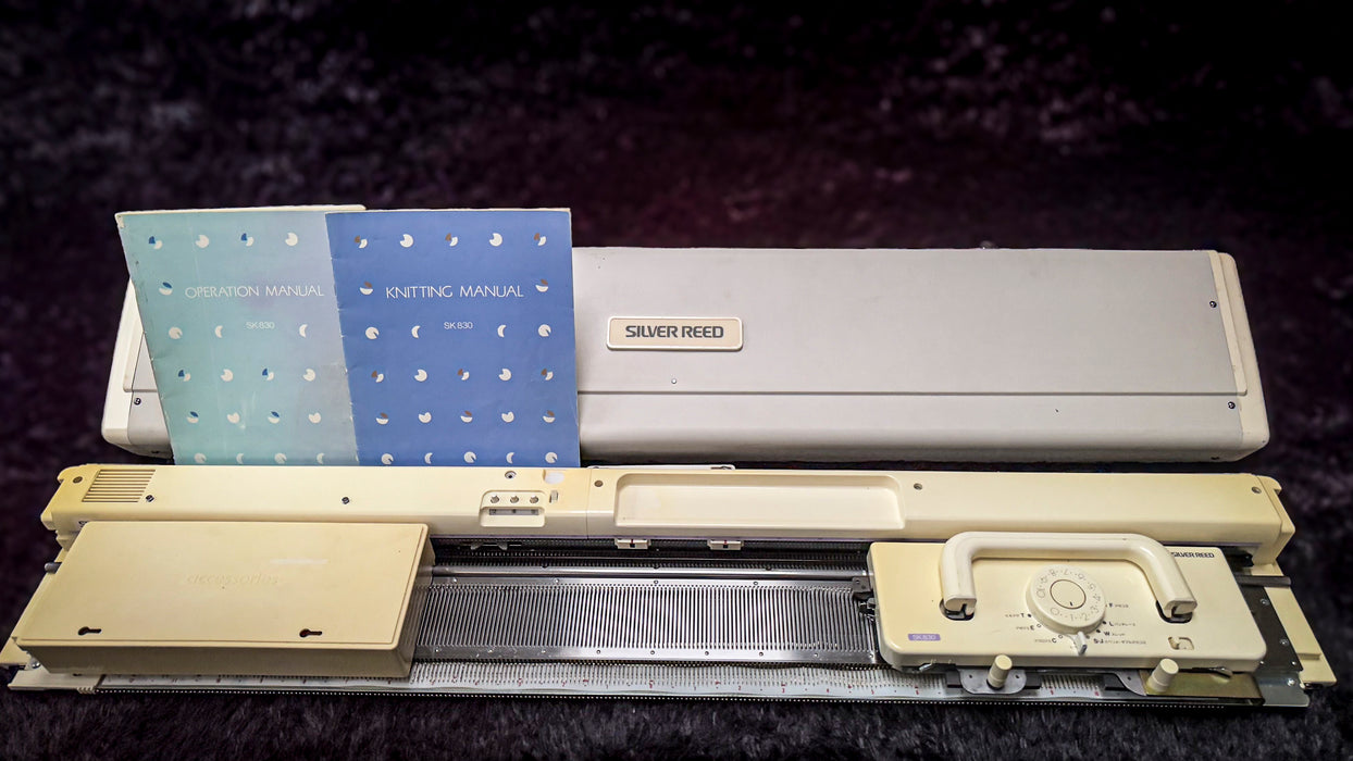 Silver Reed SK830 Electronic Fine Gauge Knitting Machine 3.6mm (Reconditioned)